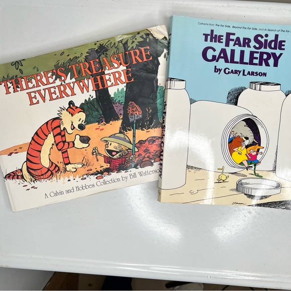 Calvin and Hobbes Collection & The Far Side Gallery paperback - Picture 2 of 16